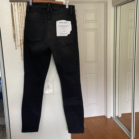 NWT Good American good waist step hem jean - Picture 5 of 7